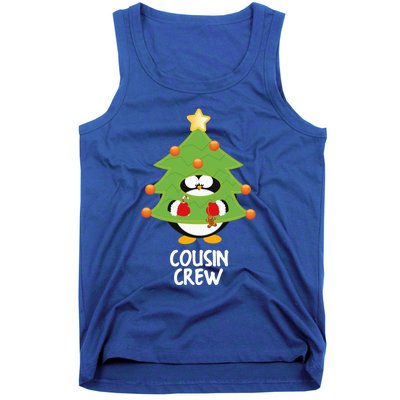 Funny Cousin Crew Christmas Tree Xmas Penguin Cute Gift Tank Top