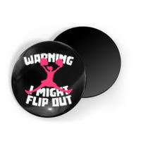 Funny Cheerleader Cheering Cheer Flip Cheerleading Magnet