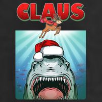 Funny Christmas Claus Shark Reindeer Cool Comfort Performance Bucket Hat