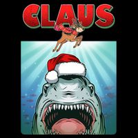 Funny Christmas Claus Shark Reindeer City Backpack