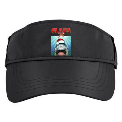 Funny Christmas Claus Shark Reindeer Adult Drive Performance Visor