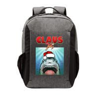 Funny Christmas Claus Shark Reindeer Vector Backpack