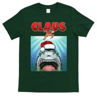 Funny Christmas Claus Shark Reindeer T-Shirt