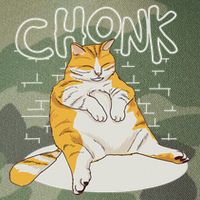 Fat Cat Chonk Scale Chonky Meme Chonker Cat Legacy Tie Dye Trucker Hat