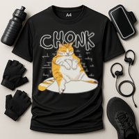 Fat Cat Chonk Scale Chonky Meme Chonker Cat Performance Shirt