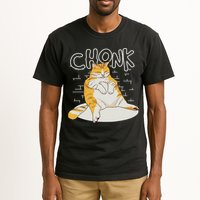 Fat Cat Chonk Scale Chonky Meme Chonker Cat Tall T-Shirt