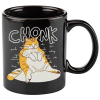 Fat Cat Chonk Scale Chonky Meme Chonker Cat 11oz C Handle Ceramic Mug