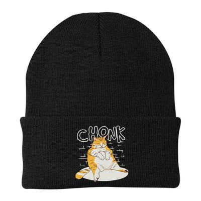 Fat Cat Chonk Scale Chonky Meme Chonker Cat Beanie