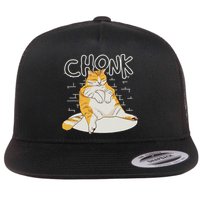 Fat Cat Chonk Scale Chonky Meme Chonker Cat Flatbill Hat