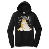 Fat Cat Chonk Scale Chonky Meme Chonker Cat Women's Pullover Hoodie