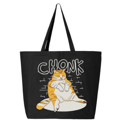 Fat Cat Chonk Scale Chonky Meme Chonker Cat 25L Jumbo Tote
