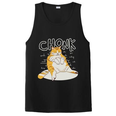 Fat Cat Chonk Scale Chonky Meme Chonker Cat PosiCharge Competitor Tank