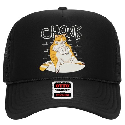 Fat Cat Chonk Scale Chonky Meme Chonker Cat Trucker Hat