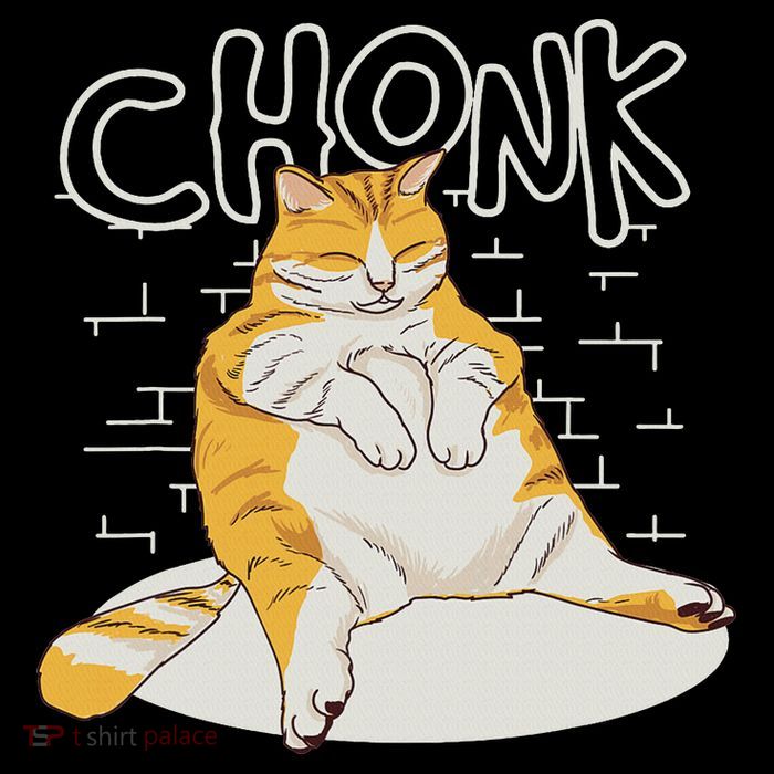 Fat Cat Chonk Scale Chonky Meme Chonker Cat Toddler Hoodie