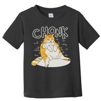 Fat Cat Chonk Scale Chonky Meme Chonker Cat Toddler T-Shirt