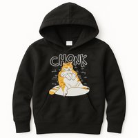Fat Cat Chonk Scale Chonky Meme Chonker Cat Kids Hoodie