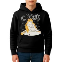 Fat Cat Chonk Scale Chonky Meme Chonker Cat Kids Hoodie