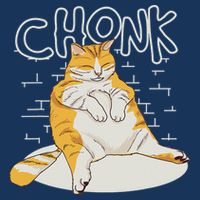 Fat Cat Chonk Scale Chonky Meme Chonker Cat Infant Baby Jersey Bodysuit