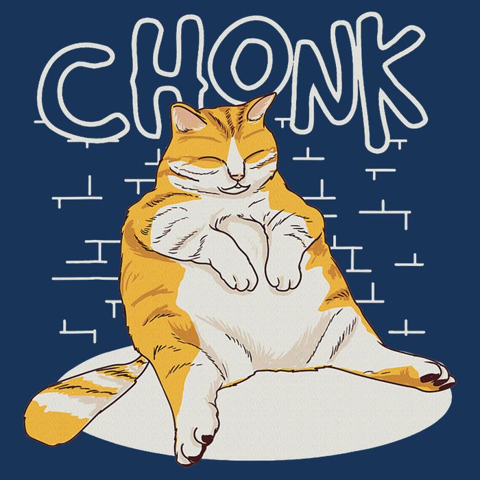 Fat Cat Chonk Scale Chonky Meme Chonker Cat Infant Baby Jersey Bodysuit