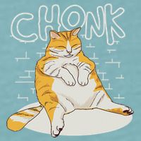 Fat Cat Chonk Scale Chonky Meme Chonker Cat Sueded Cloud Jersey T-Shirt