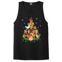 Funny Chicken Christmas Tree PosiCharge Competitor Tank