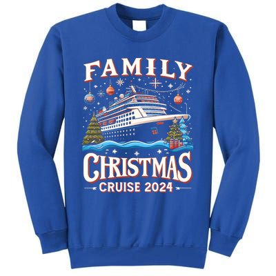 Family Christmas Cruise Squad 2024 Funny Family Trip Xmas Cool Gift Tall Sweatshirt