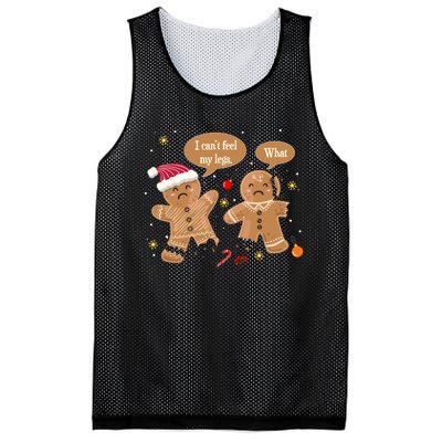 Funny Christmas Cookie Gingerbread Oh Snap Baking Team Baker Mesh Reversible Basketball Jersey Tank