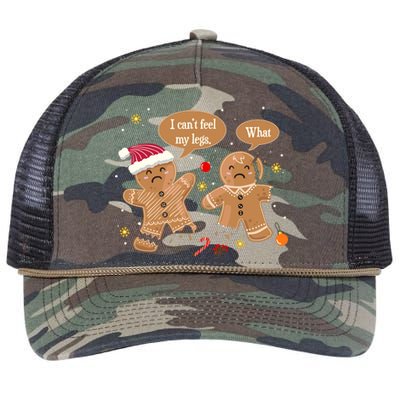 Funny Christmas Cookie Gingerbread Oh Snap Baking Team Baker Retro Rope Trucker Hat Cap