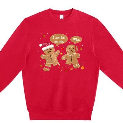 Funny Christmas Cookie Gingerbread Oh Snap Baking Team Baker Premium Crewneck Sweatshirt