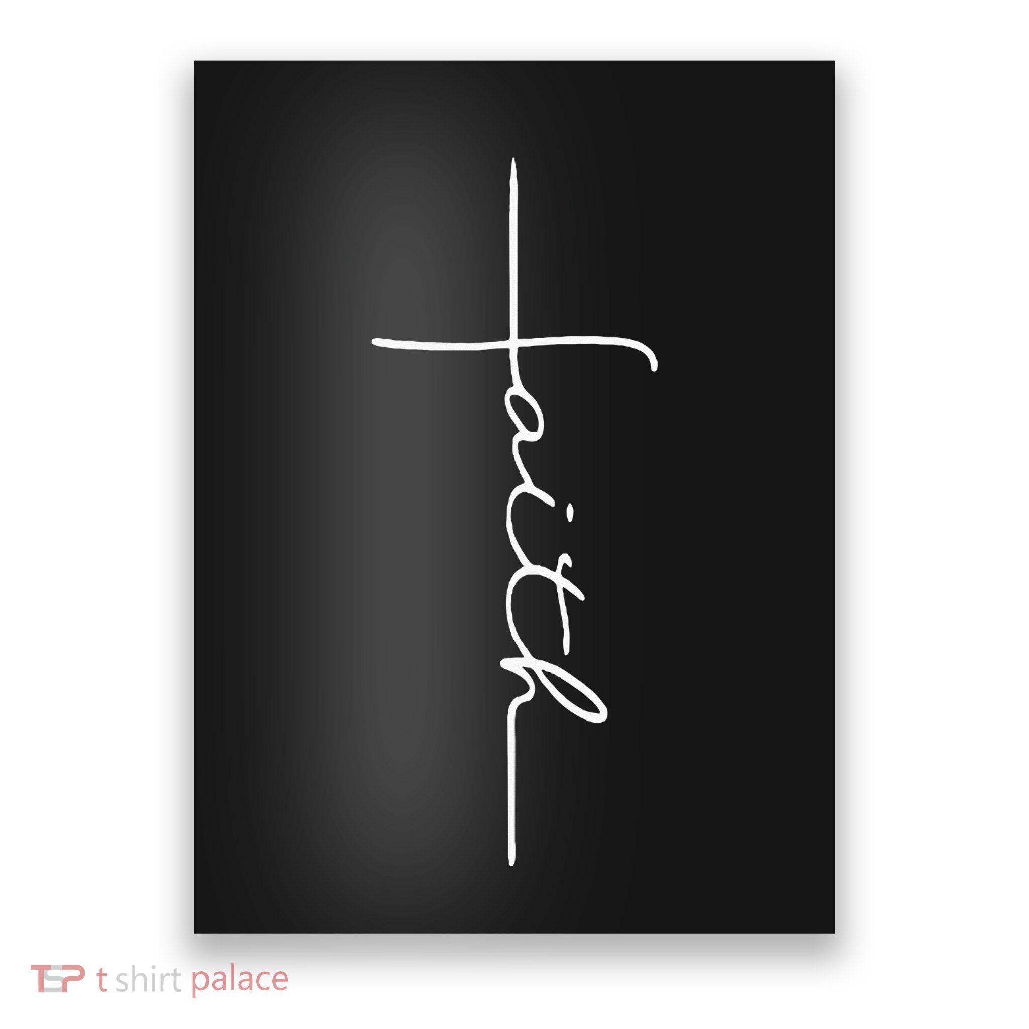 Faith Cross Christian For Men Women Kids Poster