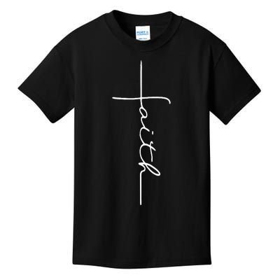 Faith Cross Christian For Men Women Kids Kids T-Shirt