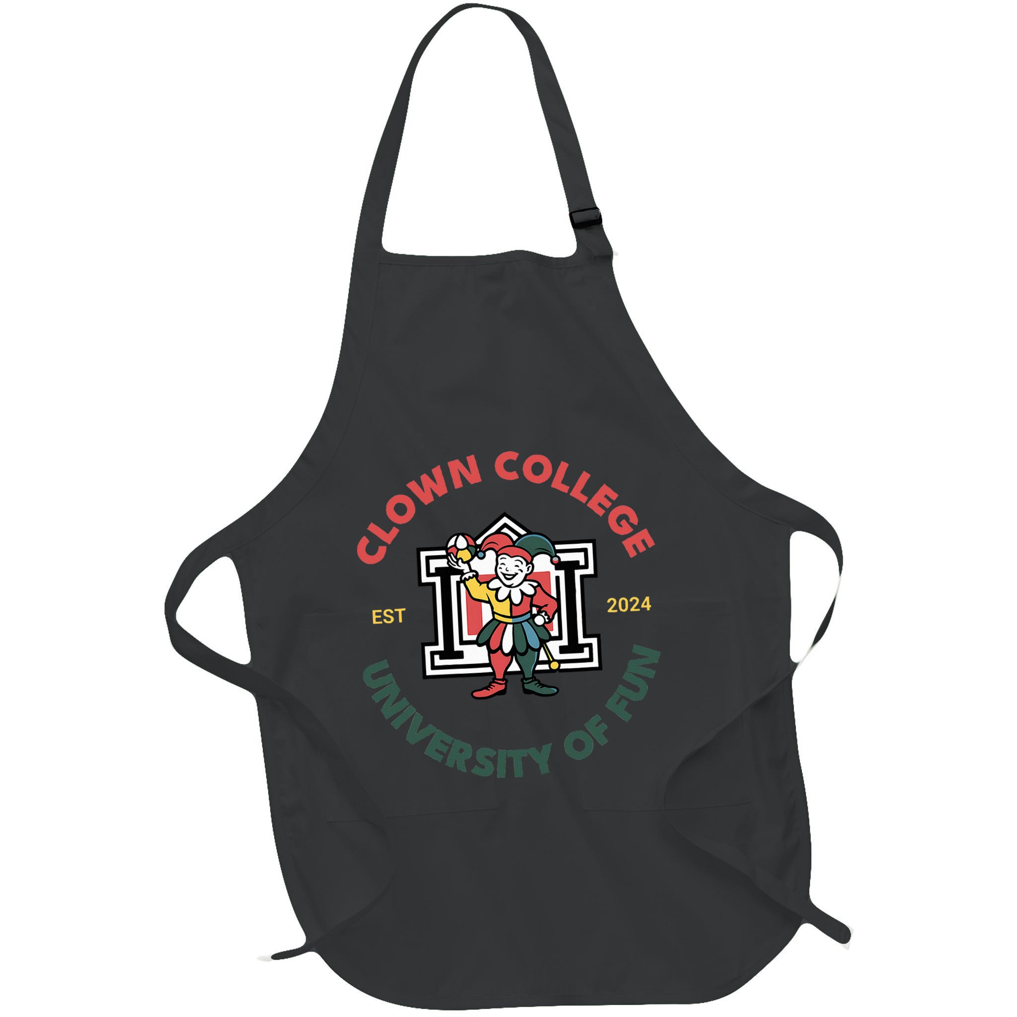 Funny Circus Clown College Apron