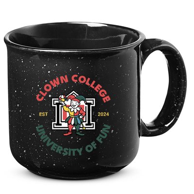 Funny Circus Clown College 15oz Campfire Ceramic Mug