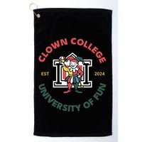 Funny Circus Clown College Golf Towel