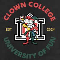 Funny Circus Clown College Golf Towel
