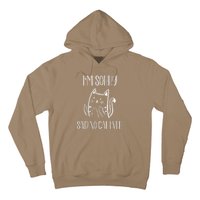 Funny Cat Cat Flipping Off Im Sorry Said No Cat Hoodie