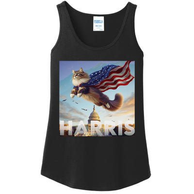 Funny Childless Cat Ladies For Harris 2024 Gift Ladies Essential Tank