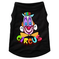 Funny Clown Circus Face Funny Retro Doggie Tank