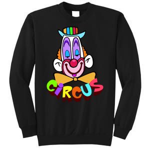 Funny Clown Circus Face Funny Retro Sweatshirt