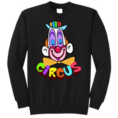 Funny Clown Circus Face Funny Retro Sweatshirt