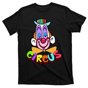 Funny Clown Circus Face Funny Retro T-Shirt