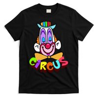 Funny Clown Circus Face Funny Retro T-Shirt