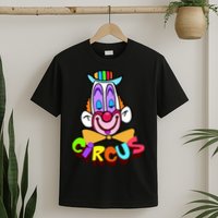 Funny Clown Circus Face Funny Retro T-Shirt