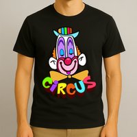 Funny Clown Circus Face Funny Retro T-Shirt