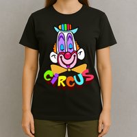 Funny Clown Circus Face Funny Retro T-Shirt