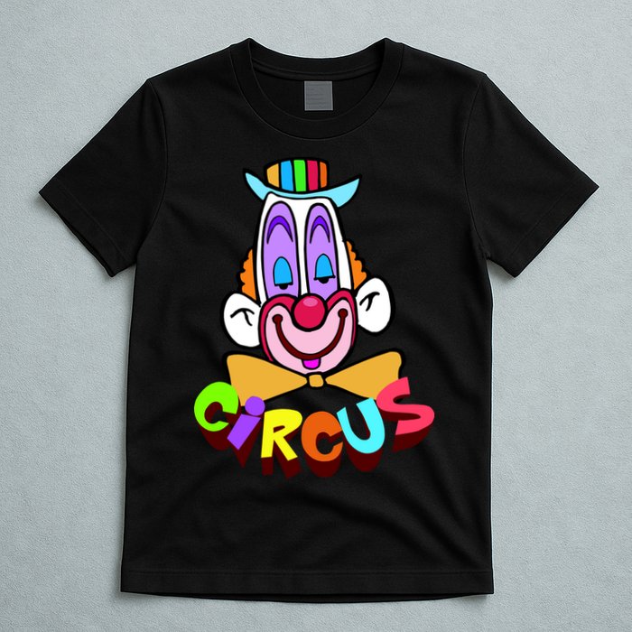 Funny Clown Circus Face Funny Retro T-Shirt