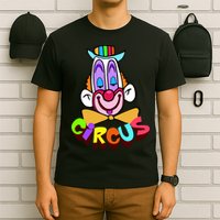 Funny Clown Circus Face Funny Retro T-Shirt