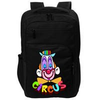 Funny Clown Circus Face Funny Retro Impact Tech Backpack