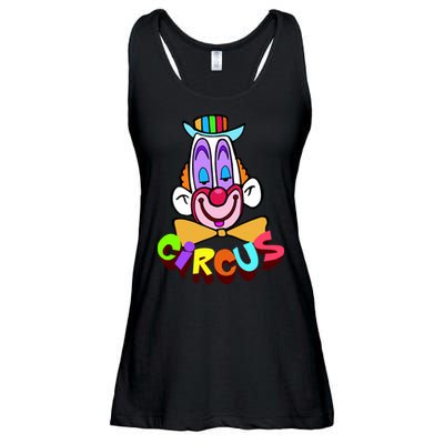Funny Clown Circus Face Funny Retro Ladies Essential Flowy Tank