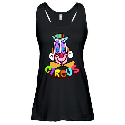 Funny Clown Circus Face Funny Retro Ladies Essential Flowy Tank